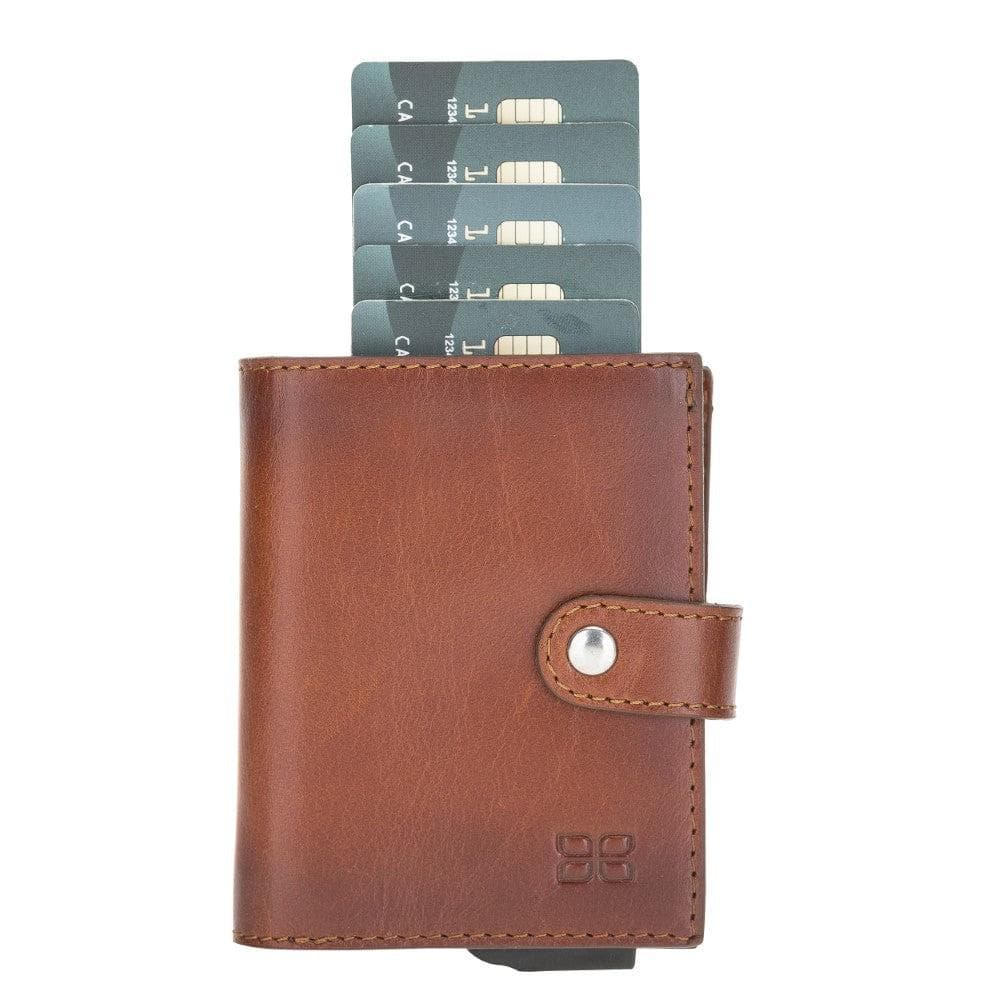 Palermo Genuine Leather Mechanical Card Holder