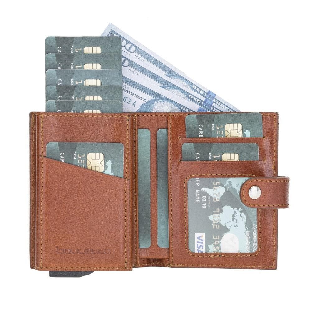 Palermo Genuine Leather Mechanical Card Holder