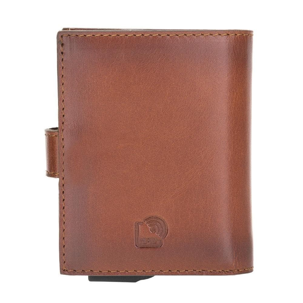 Palermo Genuine Leather Mechanical Card Holder