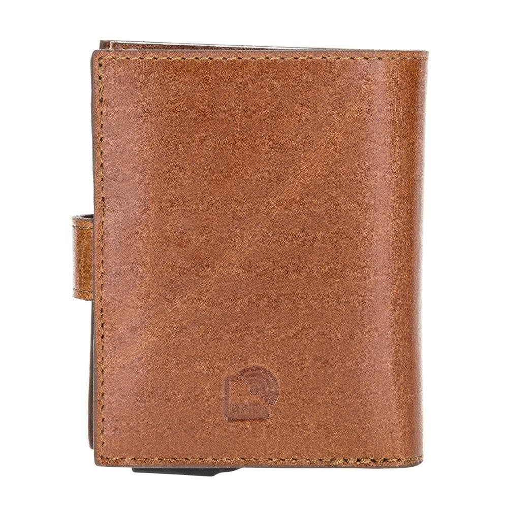 Palermo Genuine Leather Mechanical Card Holder