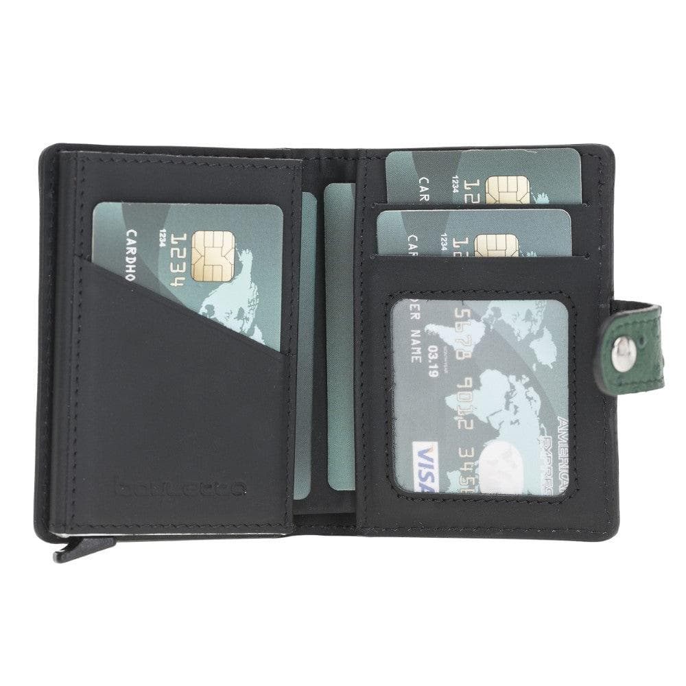 Palermo Genuine Leather Mechanical Card Holder