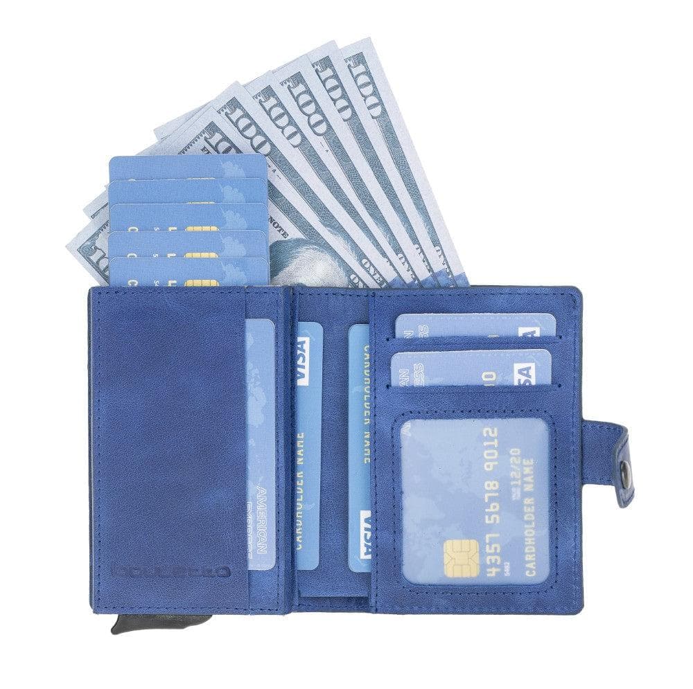 Palermo Genuine Leather Mechanical Card Holder