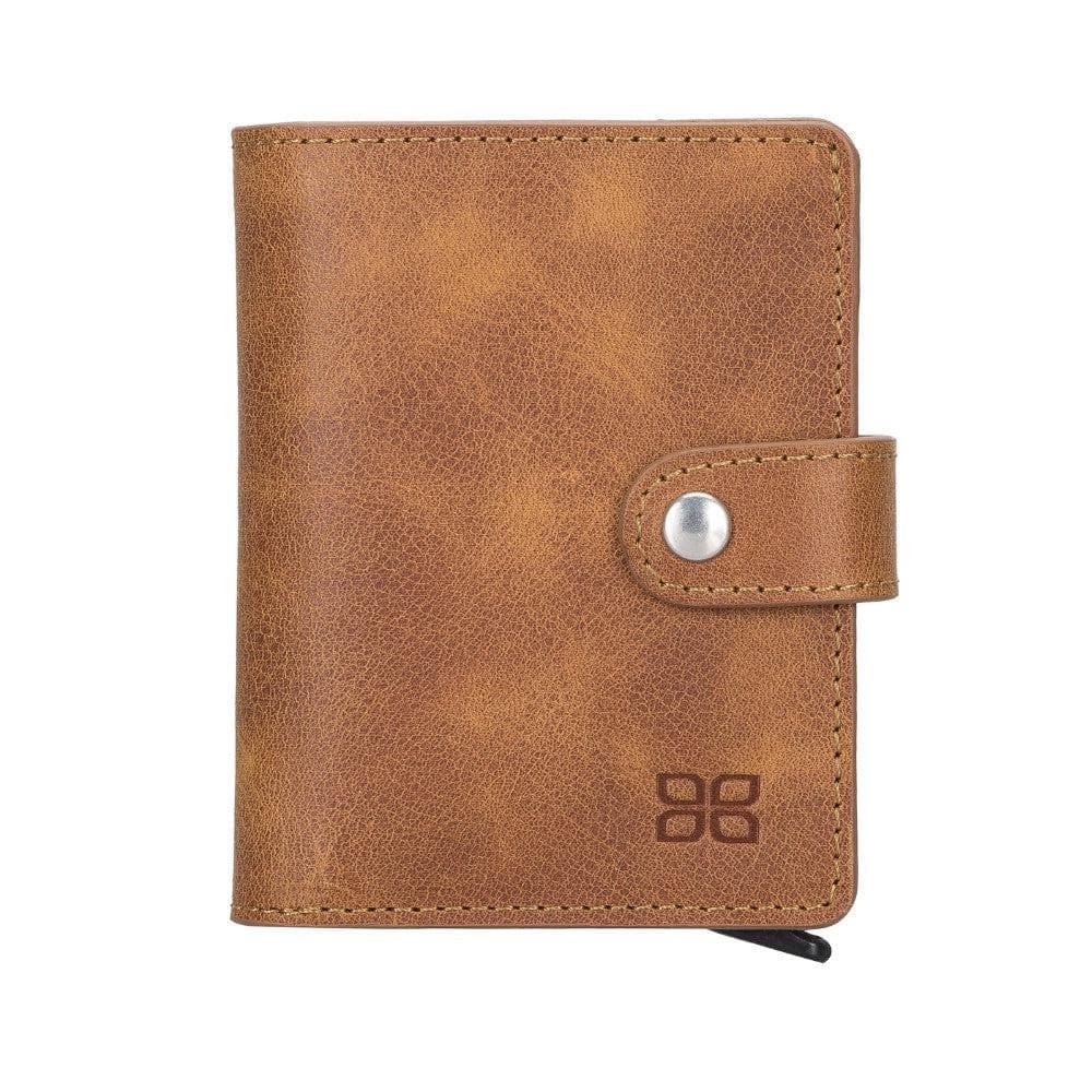 Palermo Genuine Leather Mechanical Card Holder