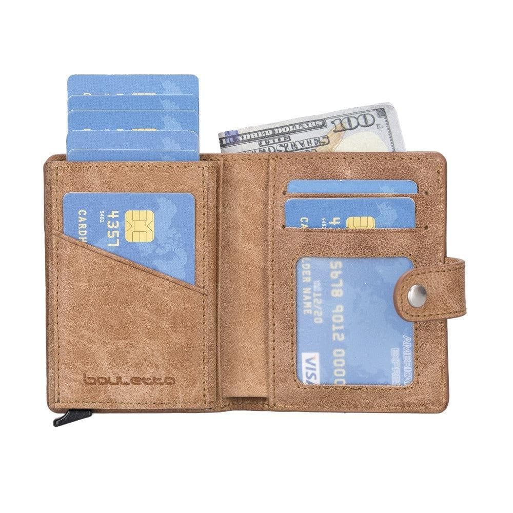 Palermo Genuine Leather Mechanical Card Holder
