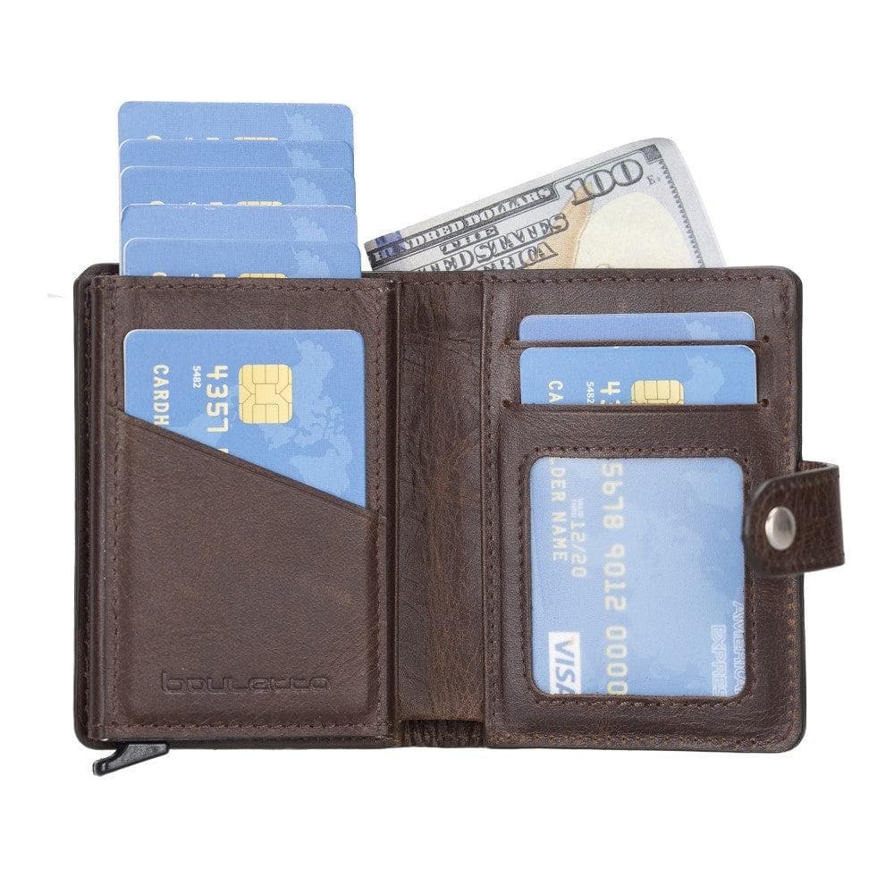 Palermo Genuine Leather Mechanical Card Holder
