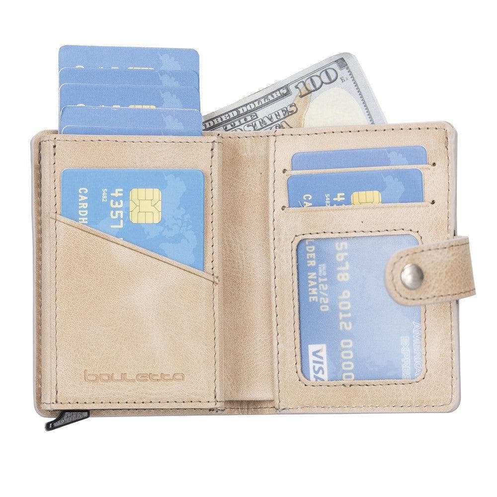 Palermo Genuine Leather Mechanical Card Holder