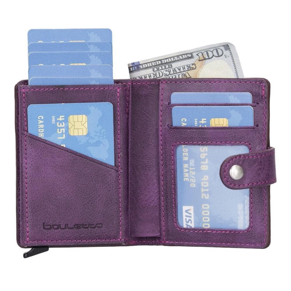 Palermo Genuine Leather Mechanical Card Holder