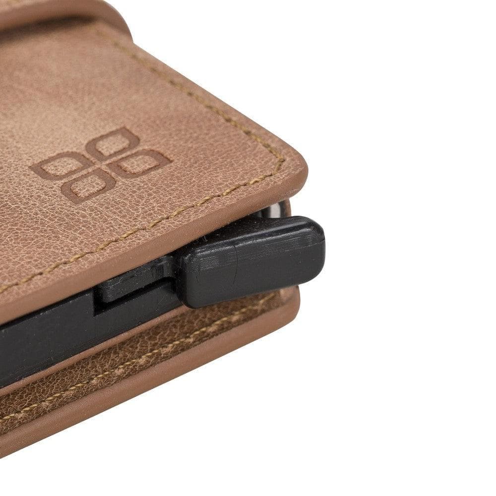 Palermo Genuine Leather Mechanical Card Holder