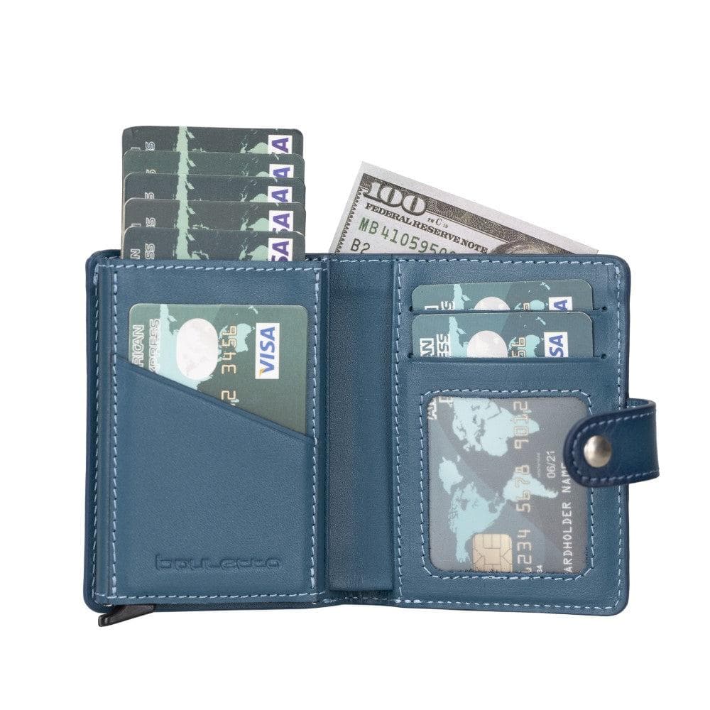 Palermo Genuine Leather Mechanical Card Holder