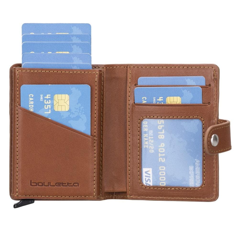 Palermo Genuine Leather Mechanical Card Holder