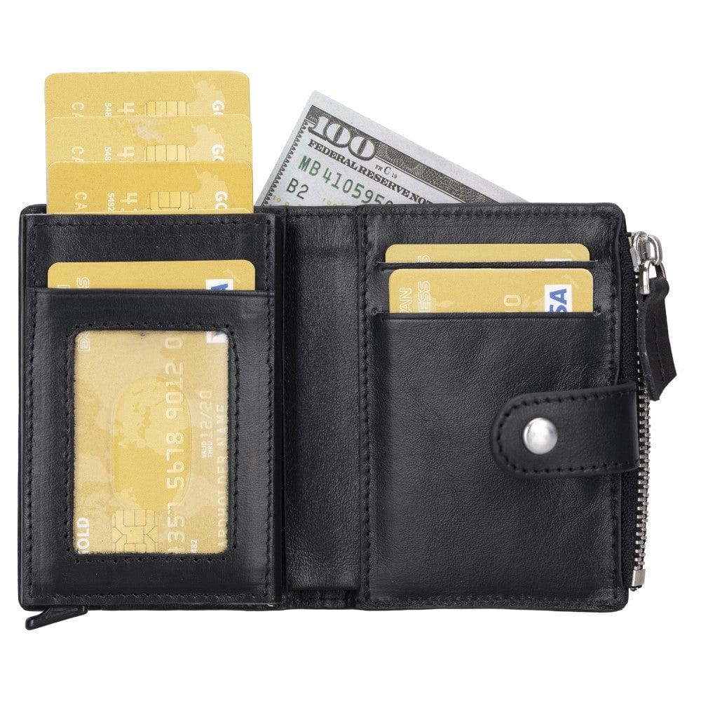 Palermo Genuine Leather Mechanical Card Holder