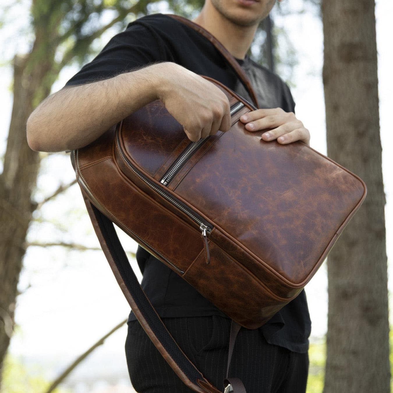 Pella Genuine Leather Backpack