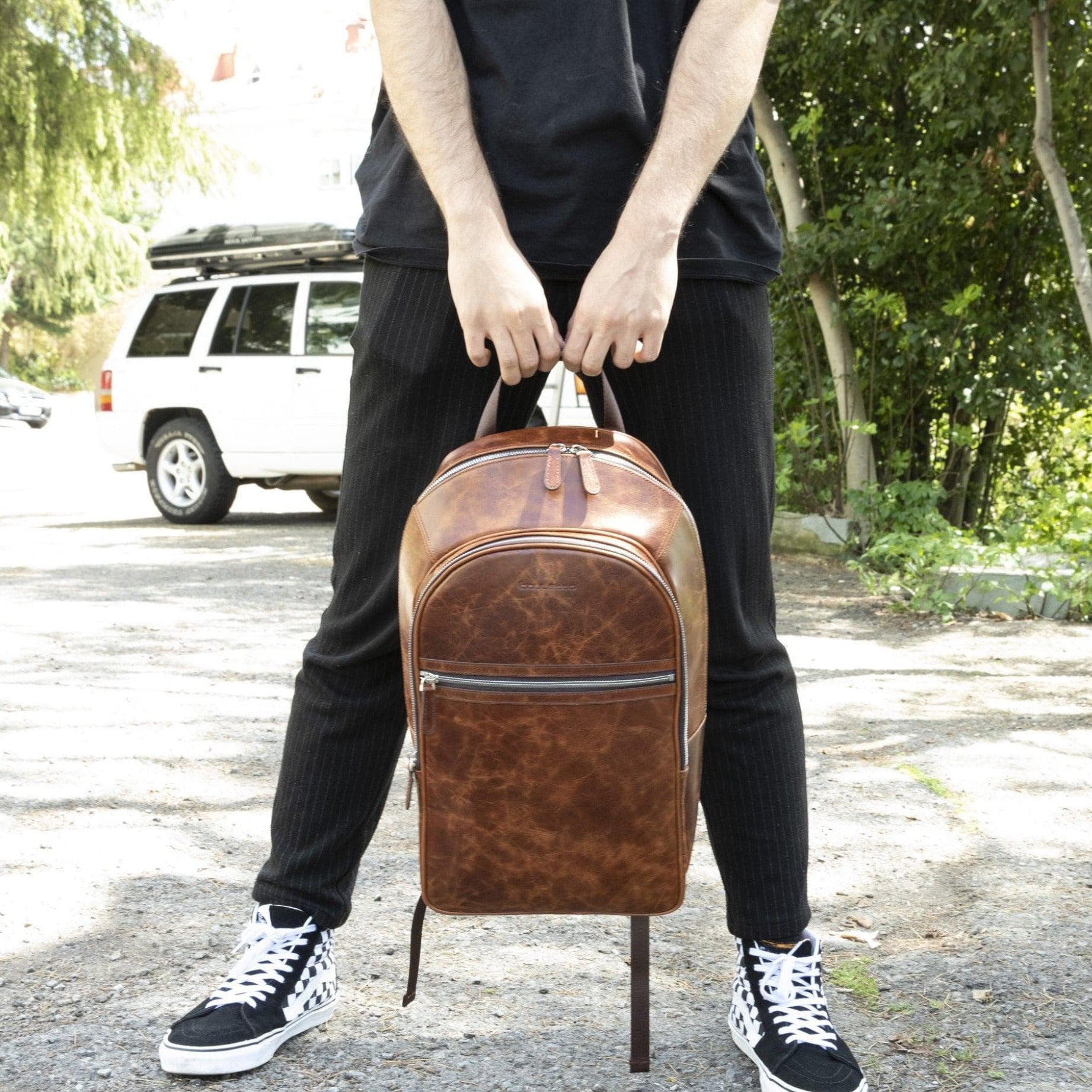 Pella Genuine Leather Backpack