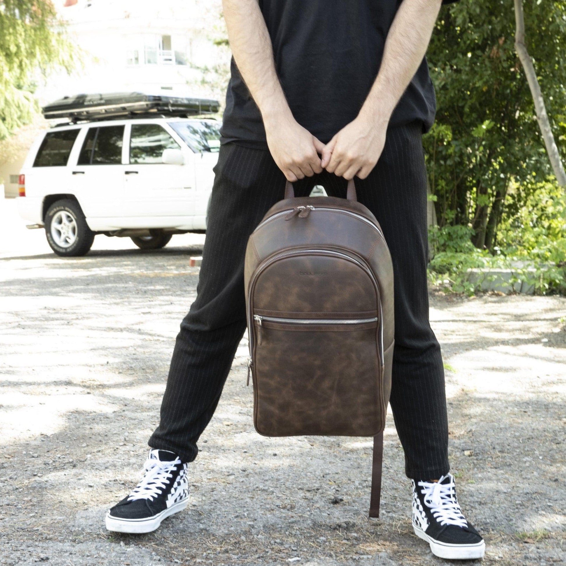 Pella Genuine Leather Backpack