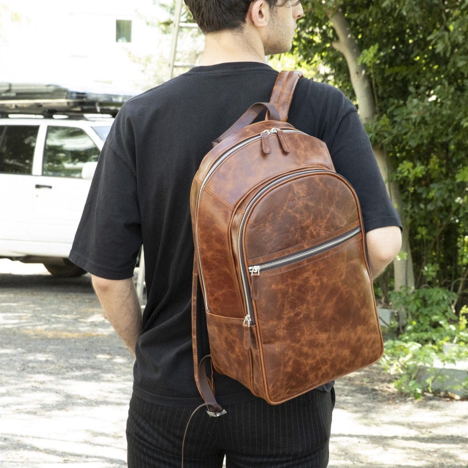 Pella Genuine Leather Backpack