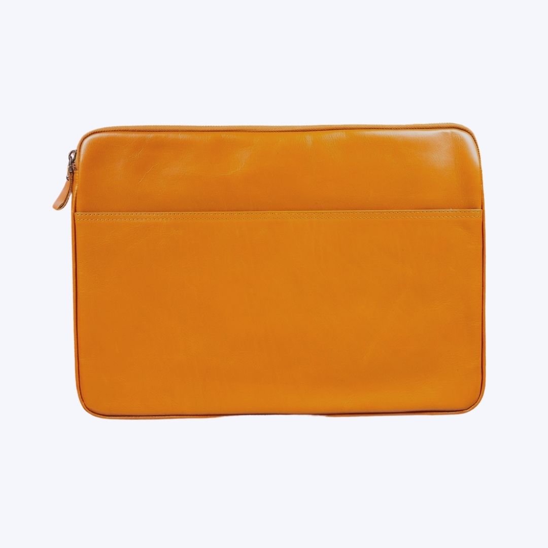 Awe Slim Leather Laptop / Tablet Bag - saracleather
