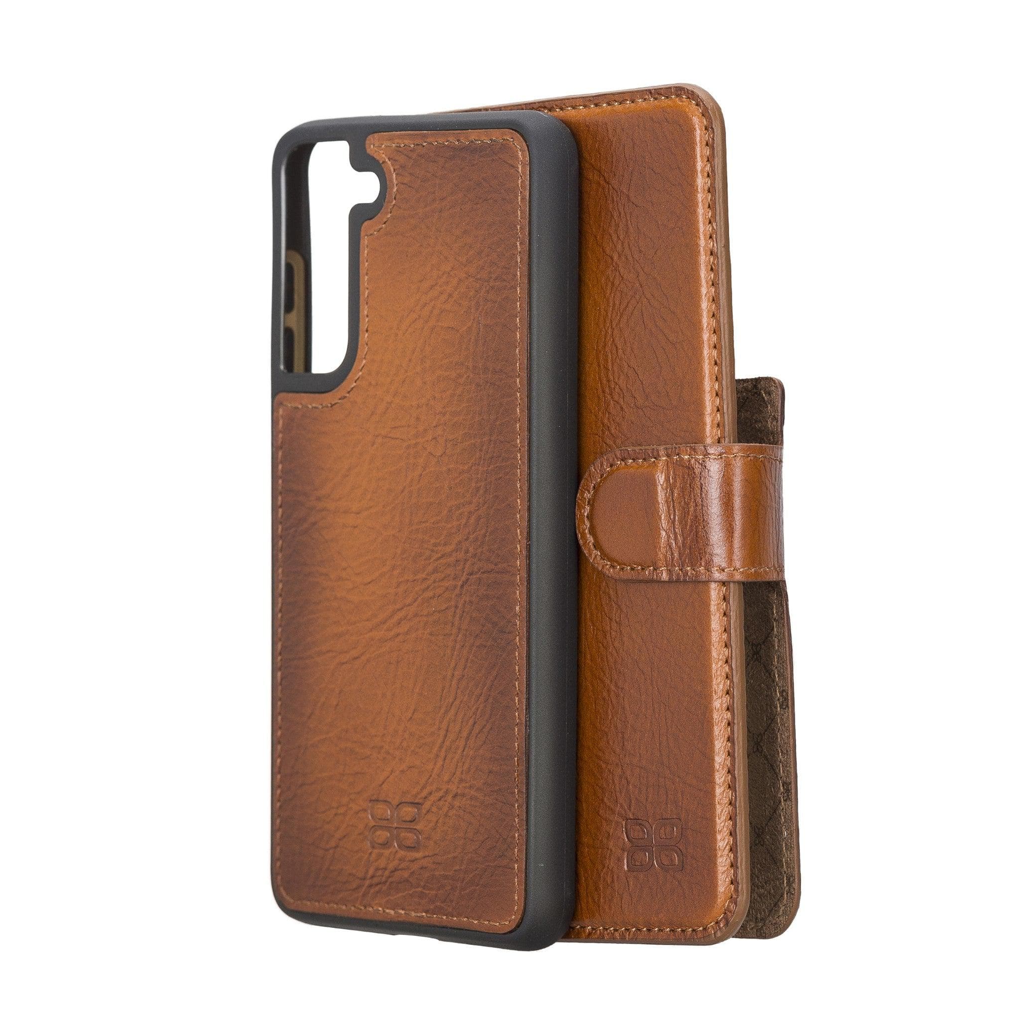 Magic Samsung Galaxy S21 FE (Fan Edition) Detachable Leather Wallet Case
