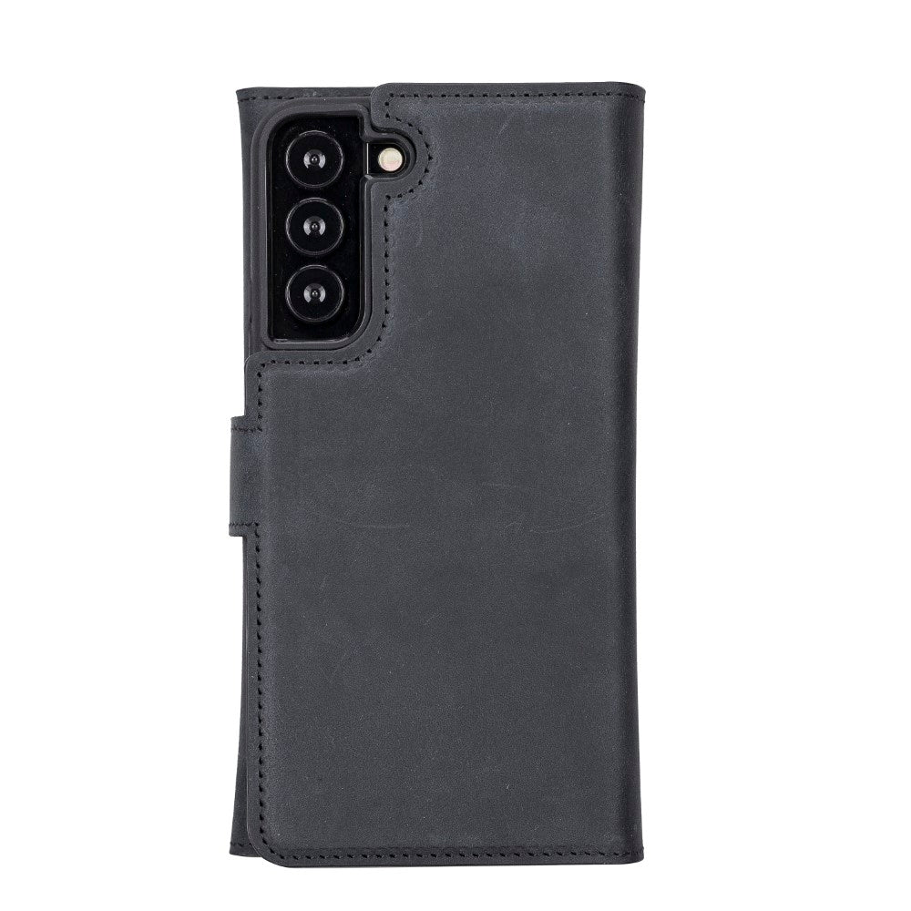 Santa Samsung Galaxy S22 Plus Genuine Leather Detachable Wallet Case