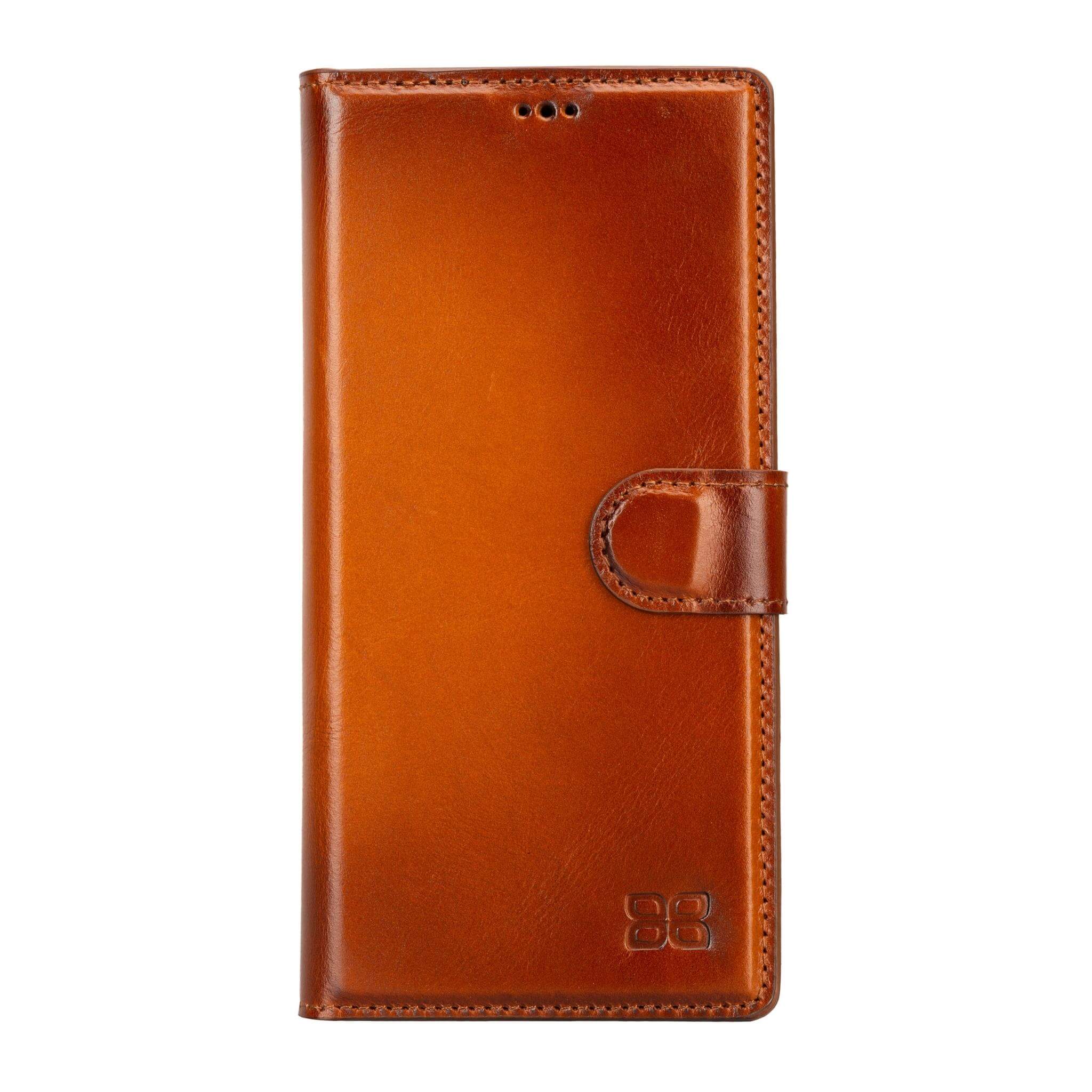 Magic Samsung Galaxy S23 Plus Detachable Genuine Leather Wallet Case