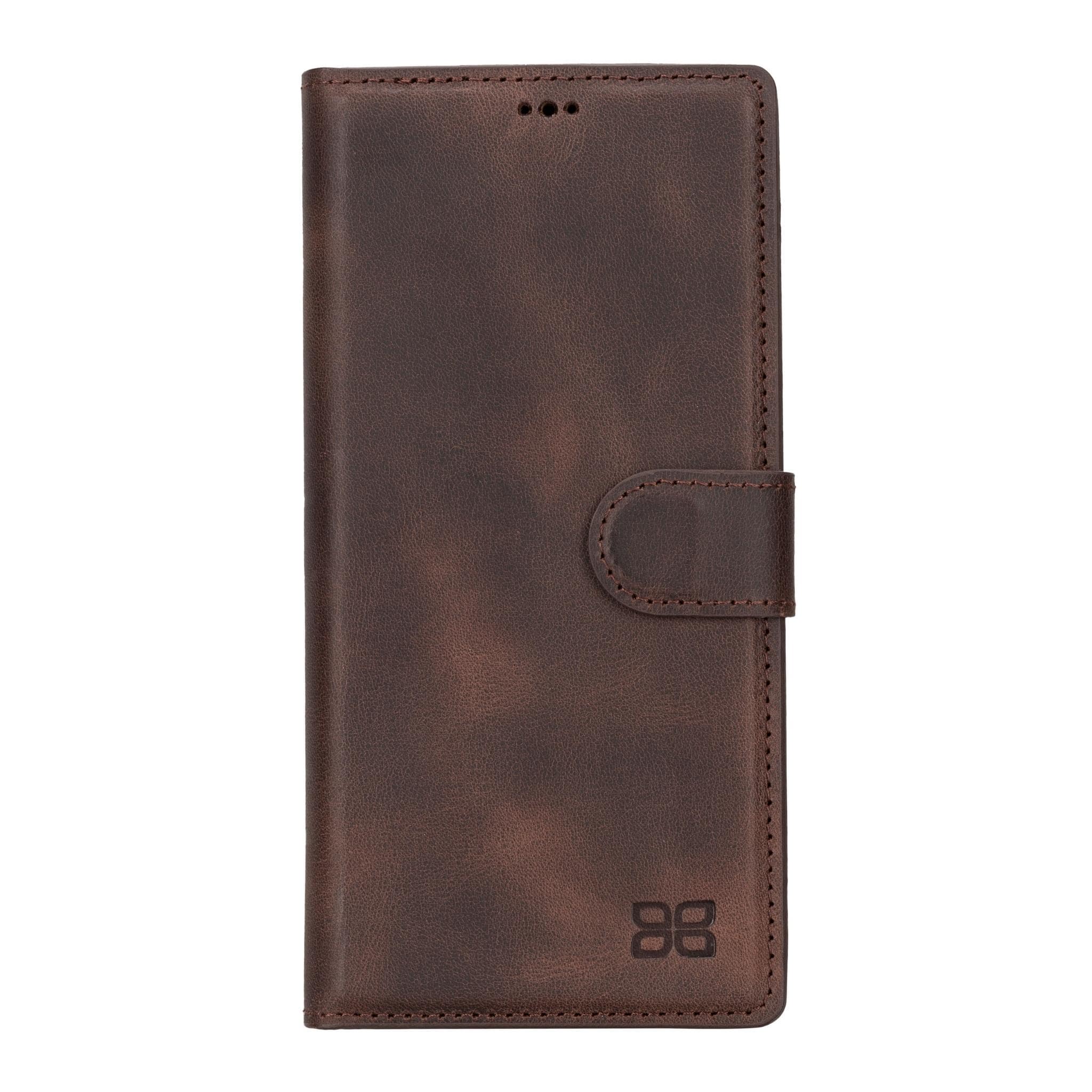 Magic Samsung Galaxy S23 Plus Detachable Genuine Leather Wallet Case