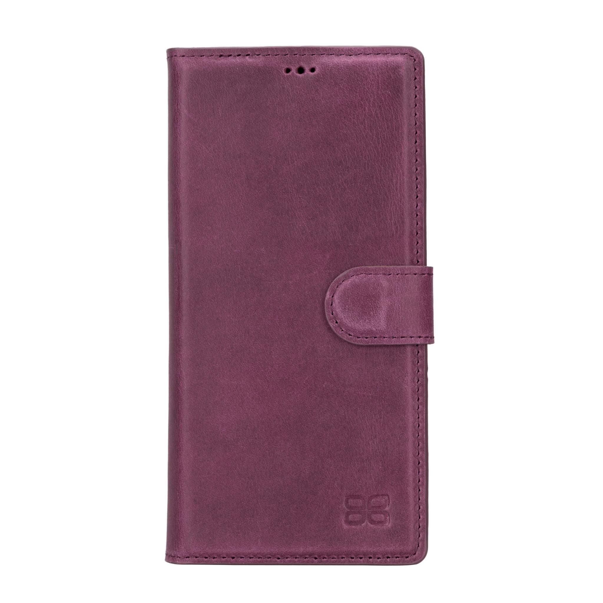 Magic Samsung Galaxy S23 Plus Detachable Genuine Leather Wallet Case