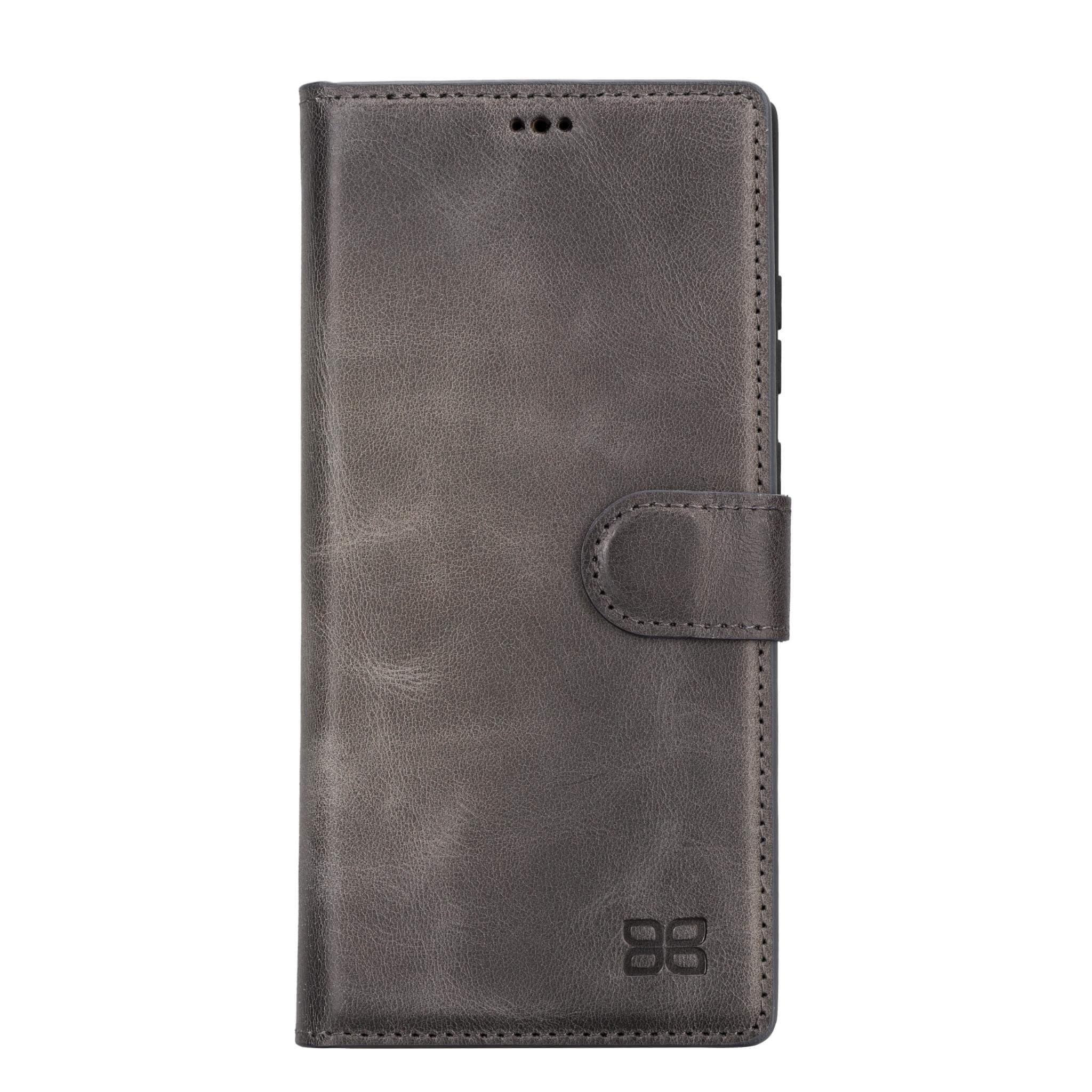 Magic Samsung Galaxy S23 Plus Detachable Genuine Leather Wallet Case