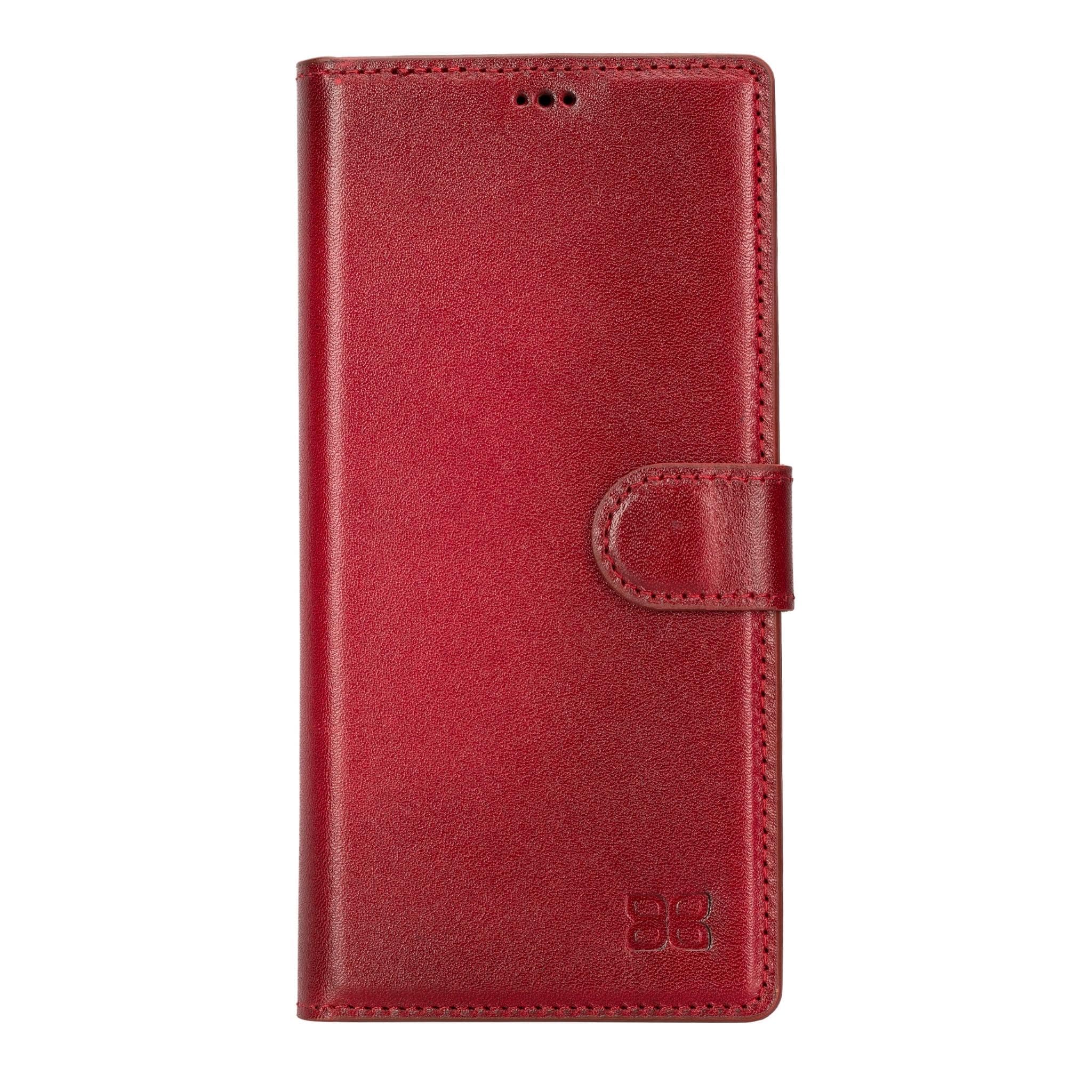 Magic Samsung Galaxy S23 Plus Detachable Genuine Leather Wallet Case