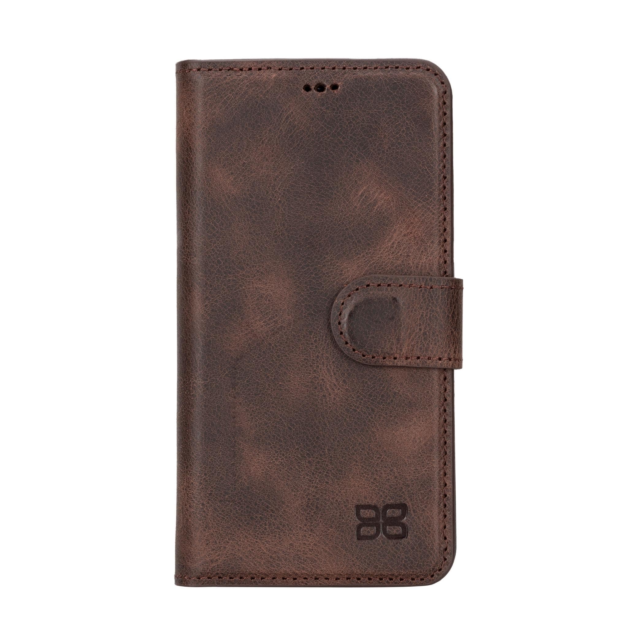 Magic Samsung Galaxy S23 Plus Detachable Genuine Leather Wallet Case