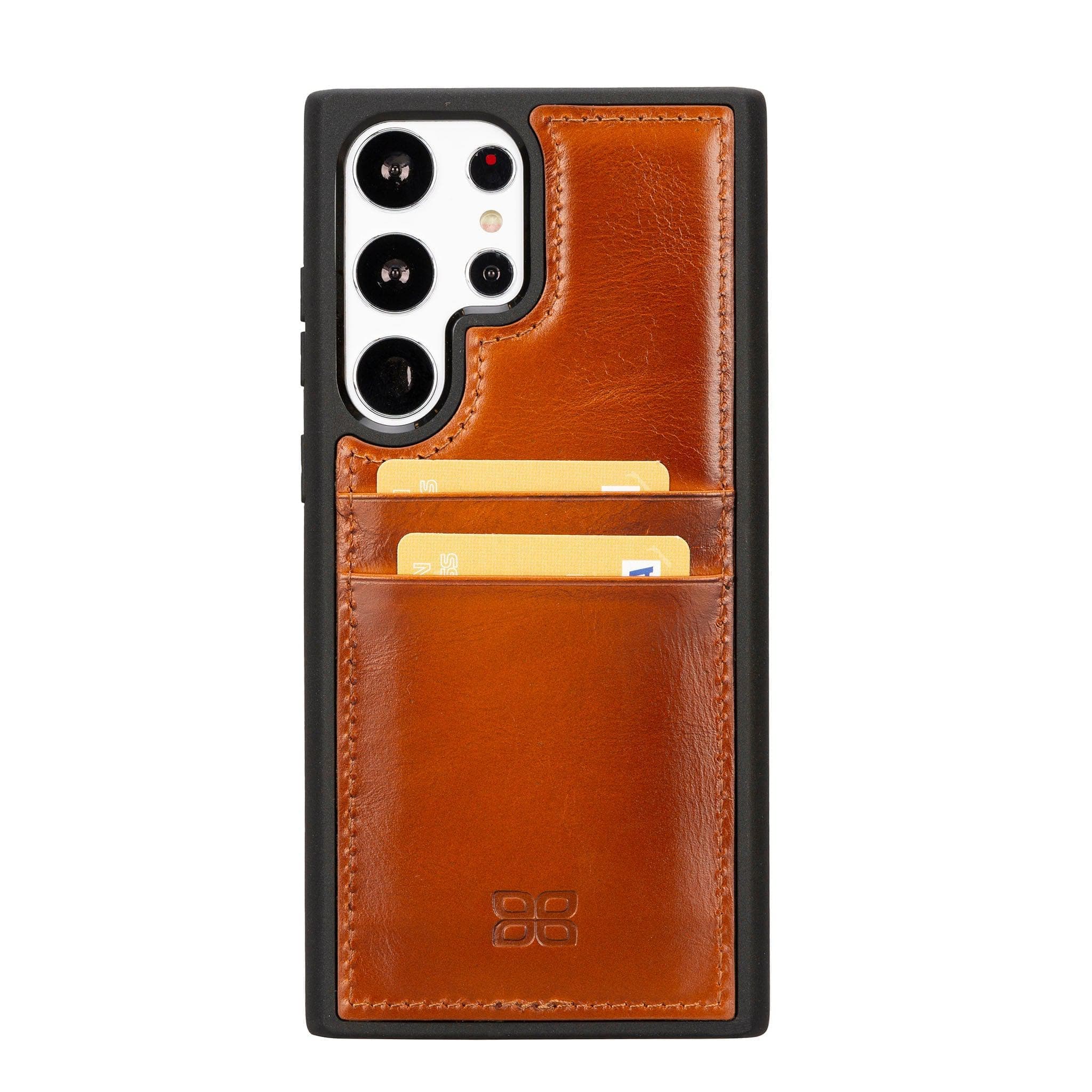 Flex Cover Genuine Leather Samsung Galaxy S24 Plus Case with Card Holder