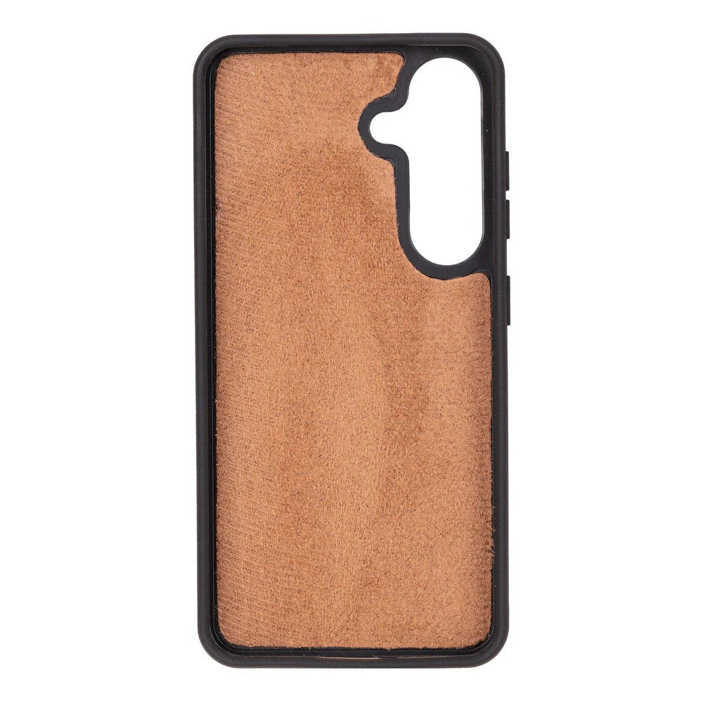 Santa Samsung Galaxy S25 Genuine Leather Detachable Wallet Case