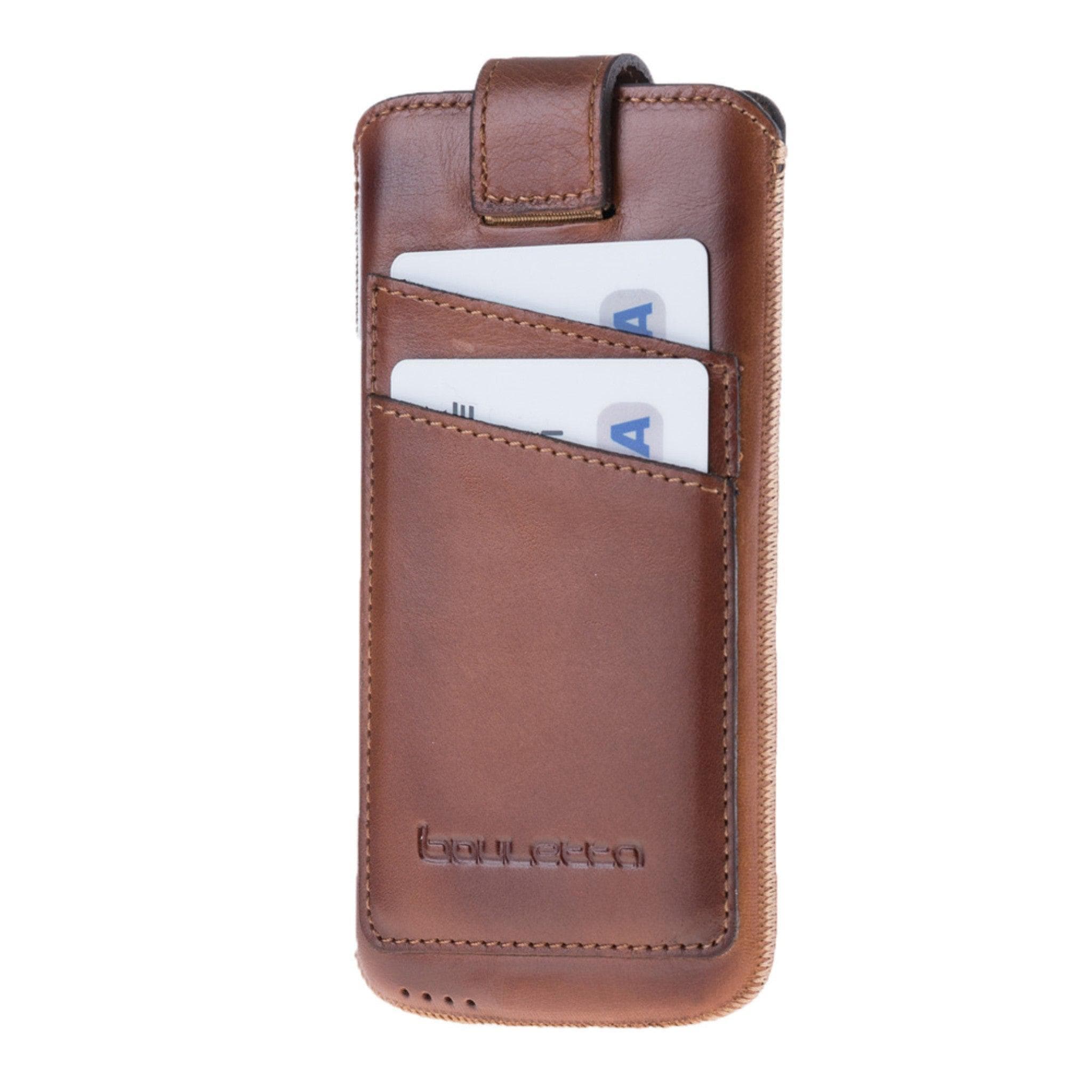 Multicase Samsung Galaxy Series Genuine Leather Case with Card Holder | Galaxy S25 Series, S24 Series