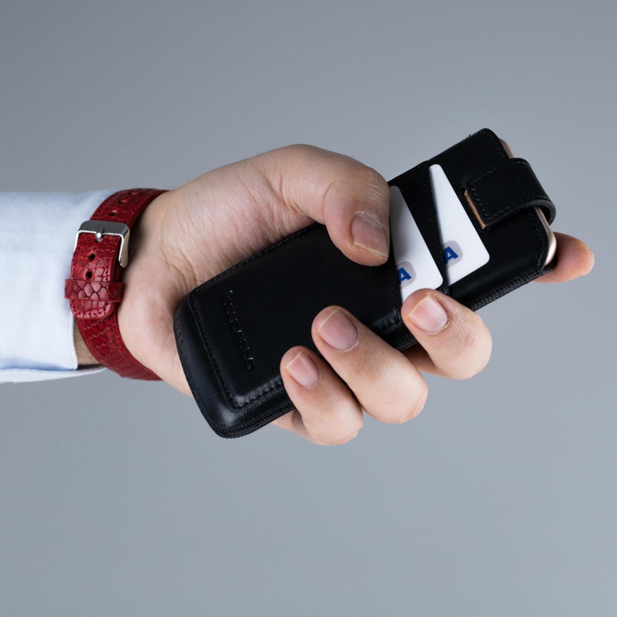 Multicase Samsung Galaxy Series Genuine Leather Case with Card Holder | Galaxy S25 Series, S24 Series