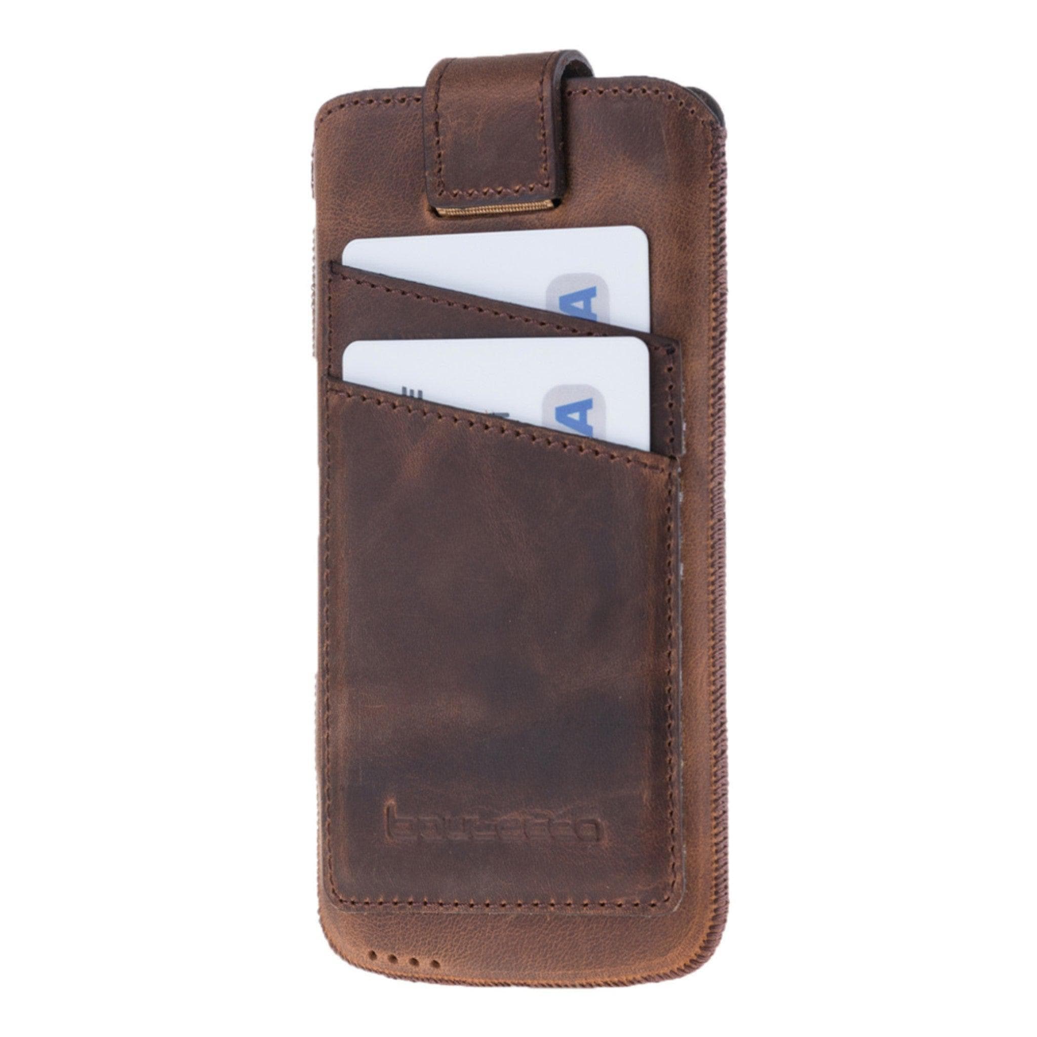 Multicase Samsung Galaxy Series Genuine Leather Case with Card Holder | Galaxy S25 Series, S24 Series