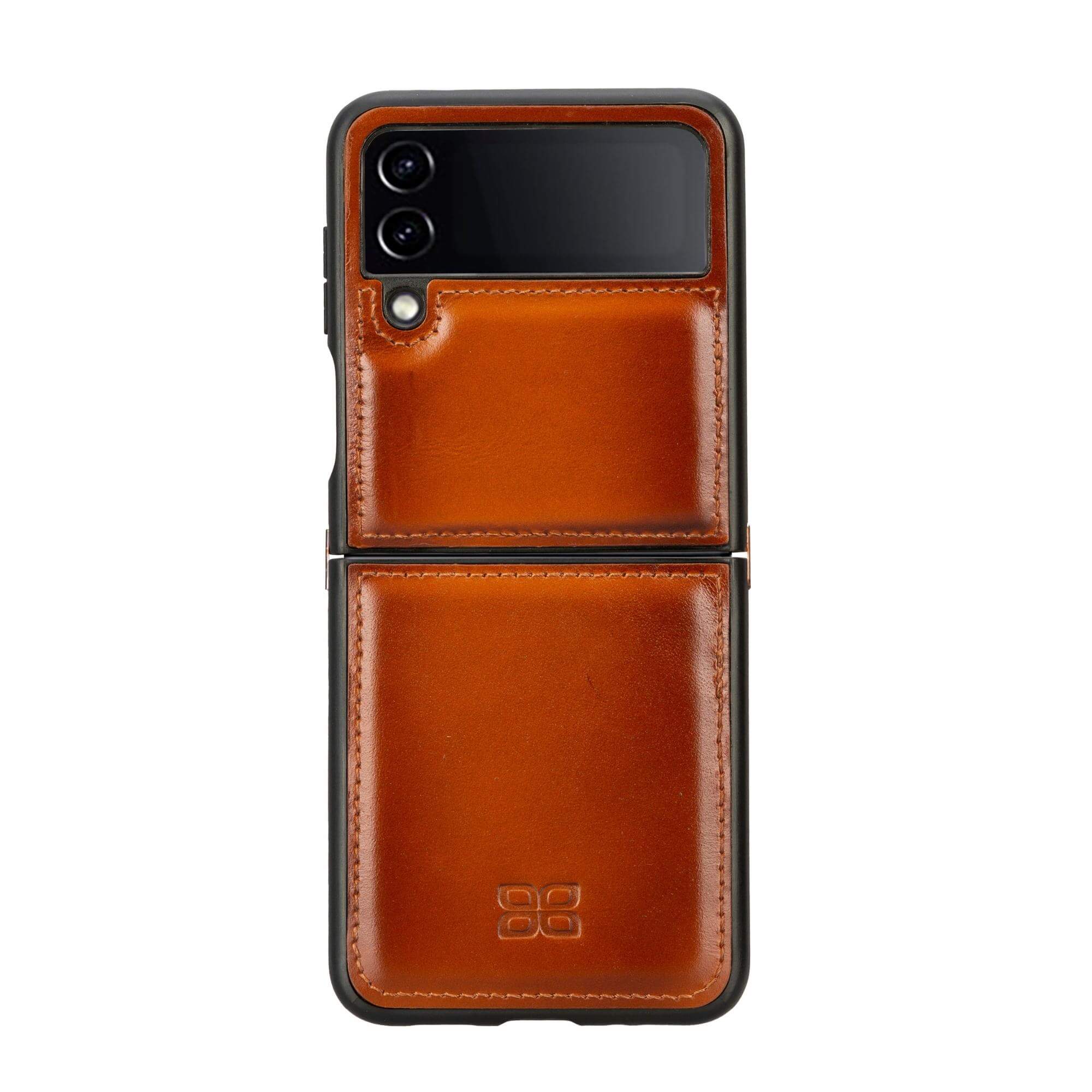 Flex Cover Genuine Leather Samsung Z Flip 4 Case