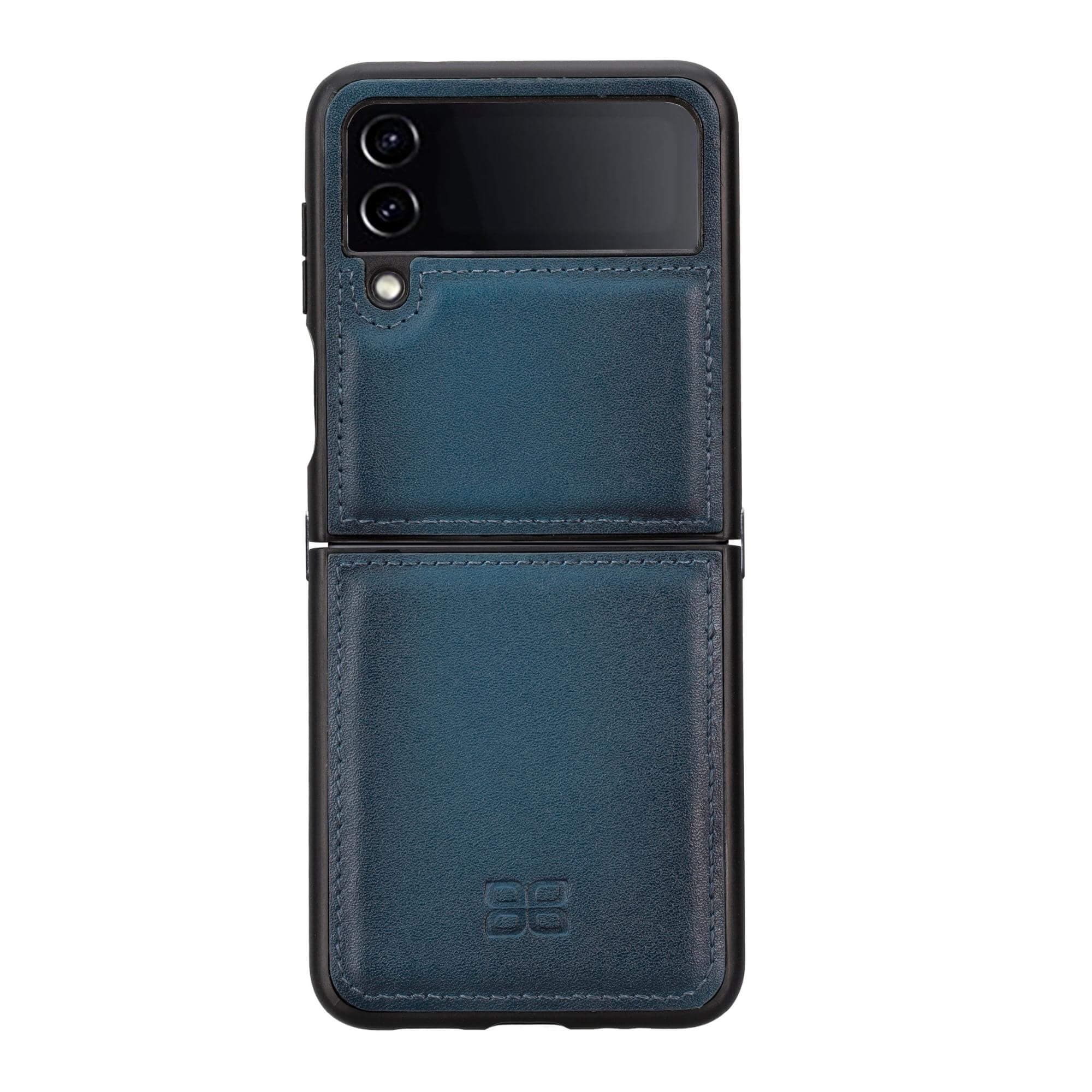 Flex Cover Genuine Leather Samsung Z Flip 4 Case