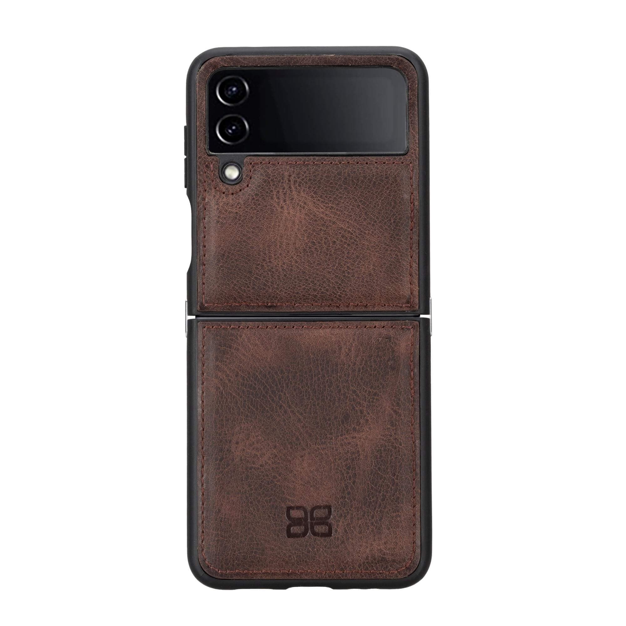 Flex Cover Genuine Leather Samsung Z Flip 4 Case