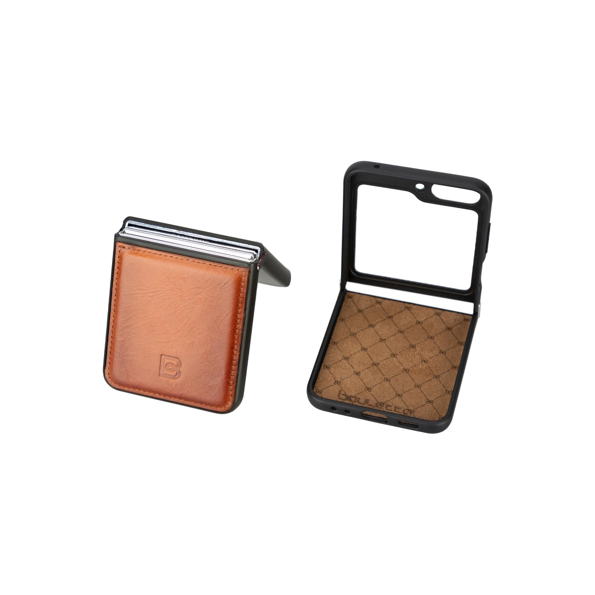 Flex Cover Genuine Leather Samsung Z Flip 5 Case