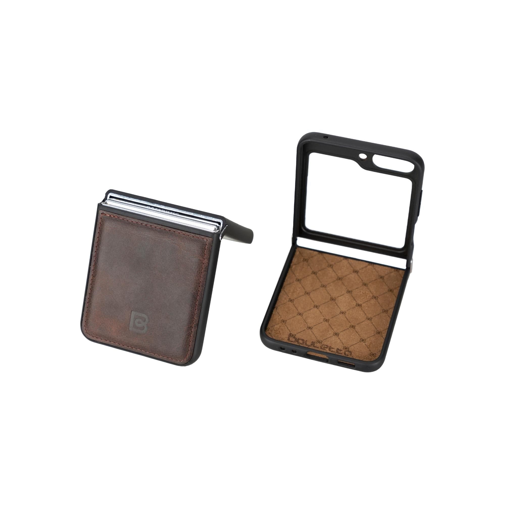 Flex Cover Genuine Leather Samsung Z Flip 5 Case