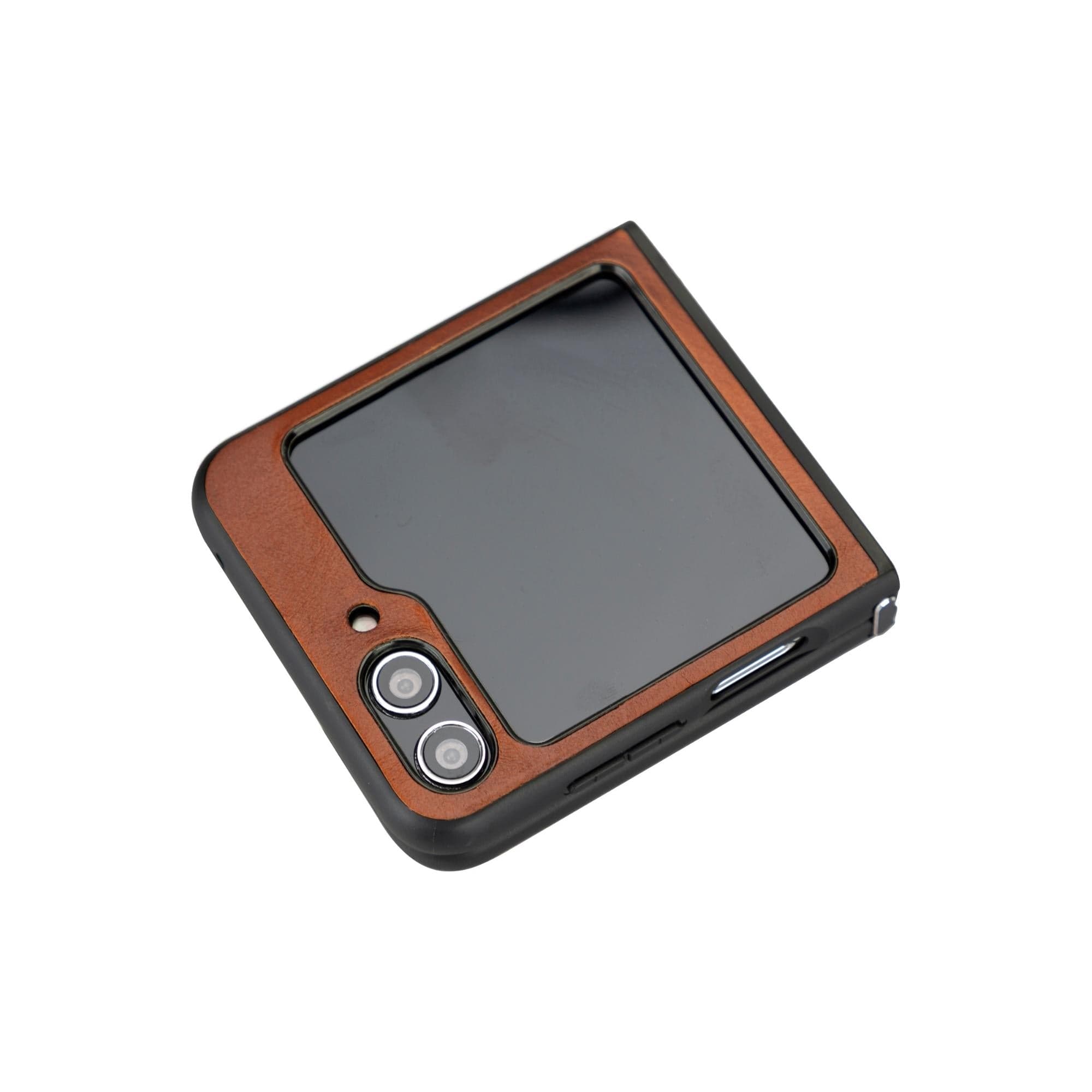 Flex Cover Genuine Leather Samsung Z Flip 5 Case