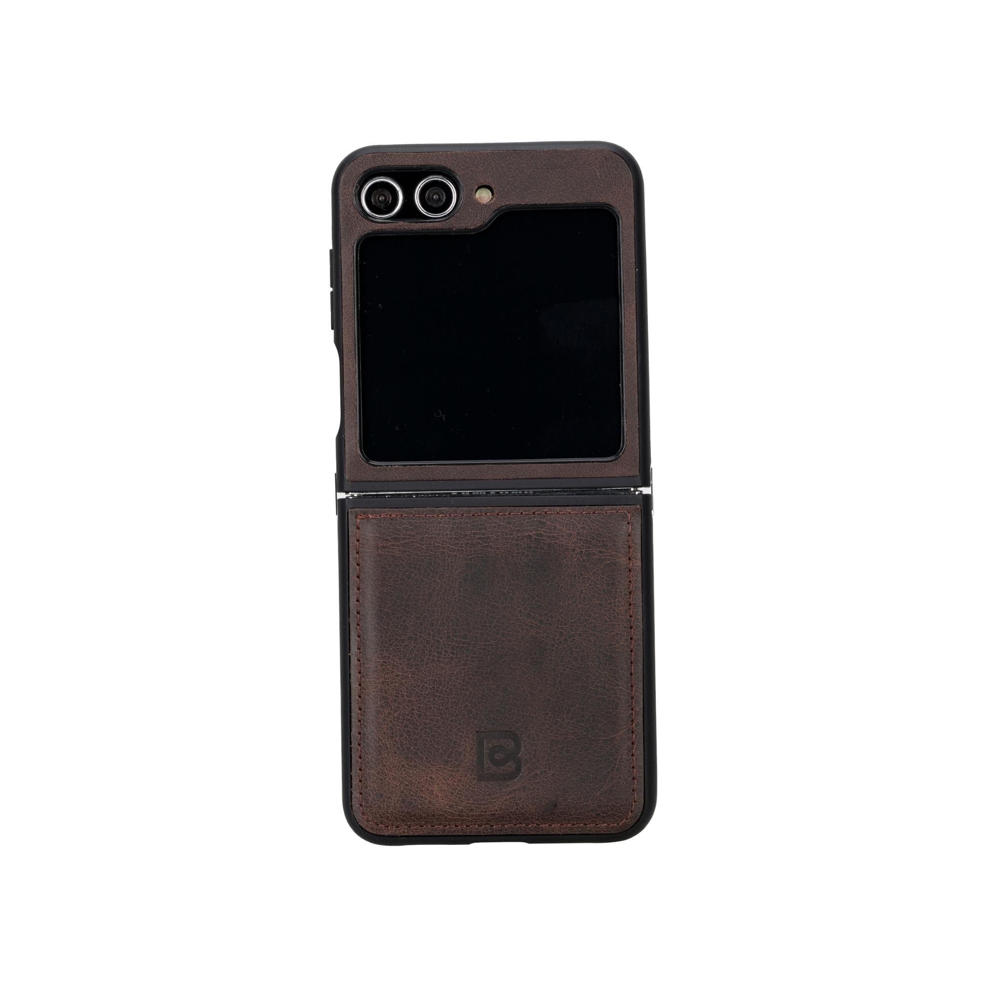 Flex Cover Genuine Leather Samsung Z Flip 5 Case