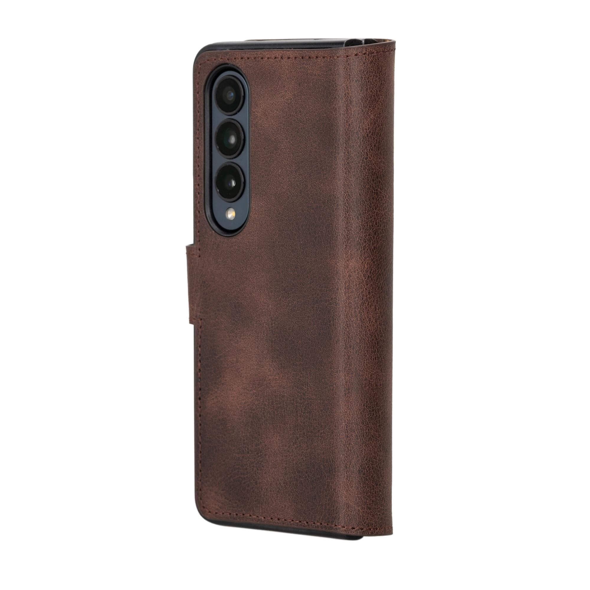 Wallet ID Samsung Galaxy Z Fold 4 Genuine Leather Folio Case