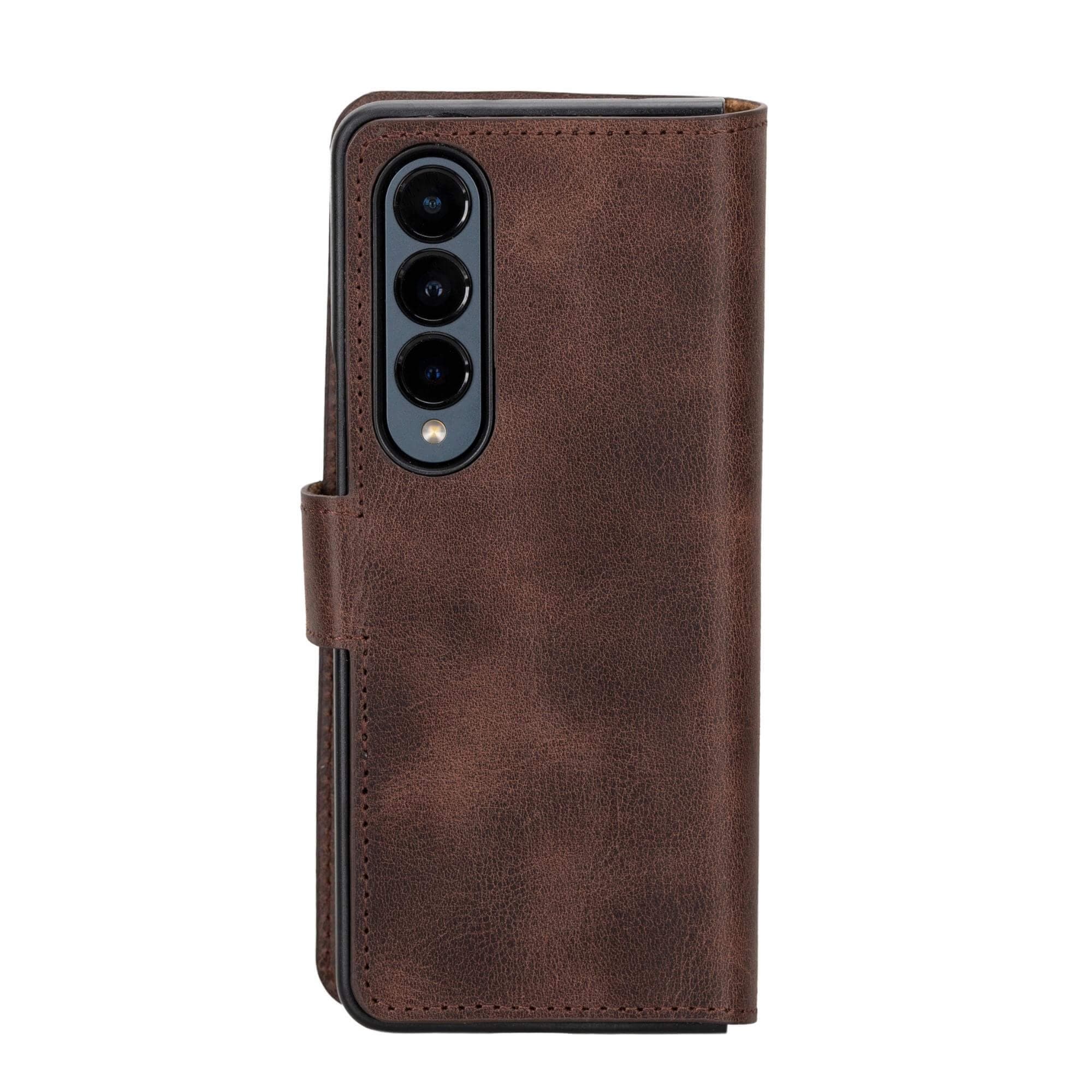 Wallet ID Samsung Galaxy Z Fold 4 Genuine Leather Folio Case