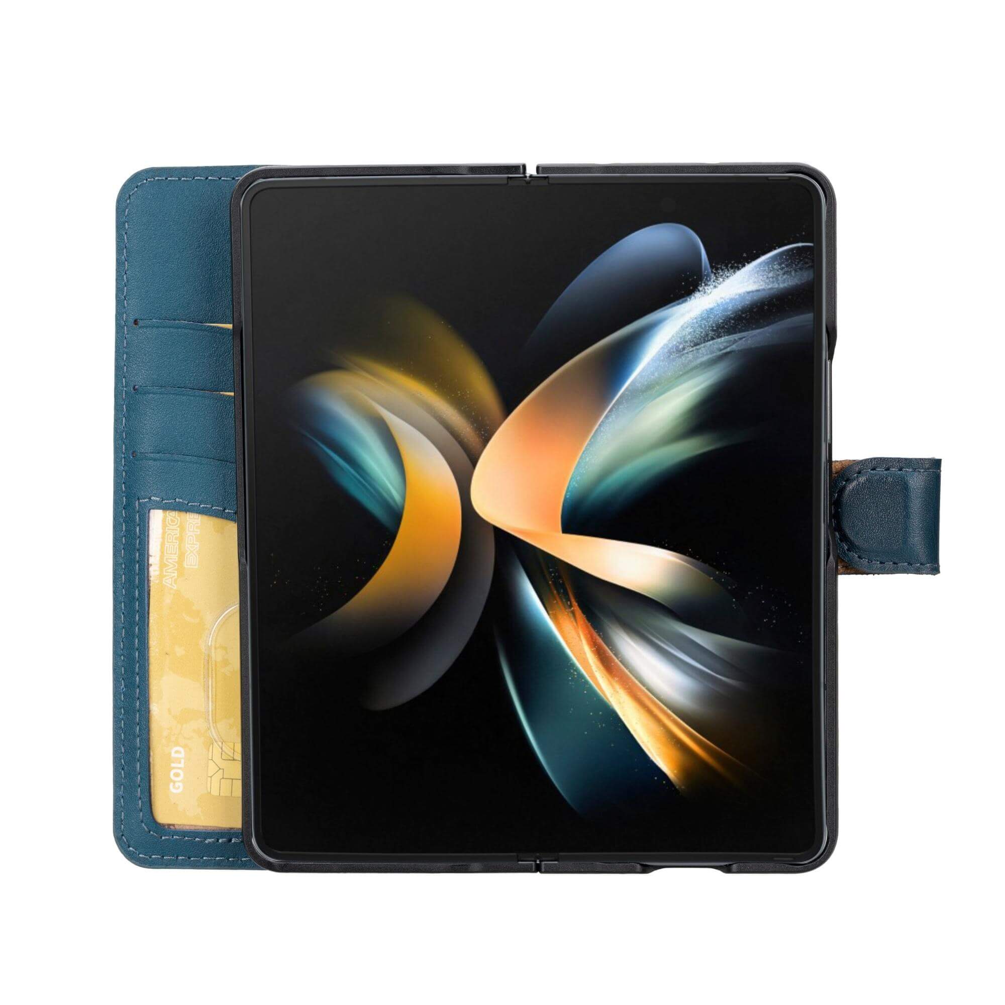 Wallet ID Samsung Galaxy Z Fold 4 Genuine Leather Folio Case