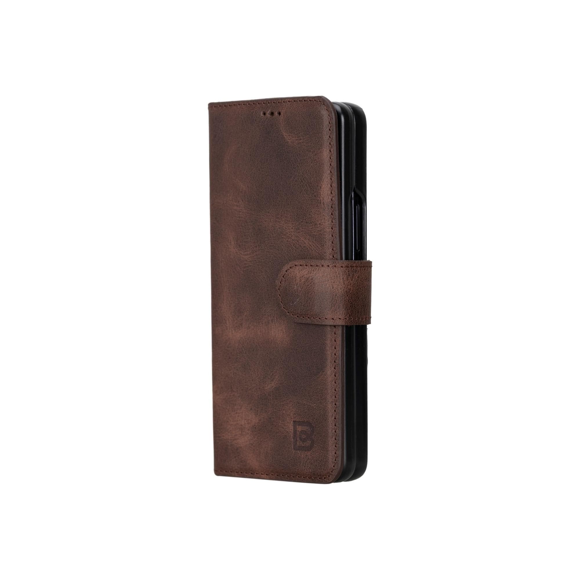Wallet ID Samsung Galaxy Z Fold 5 Genuine Leather Folio Case