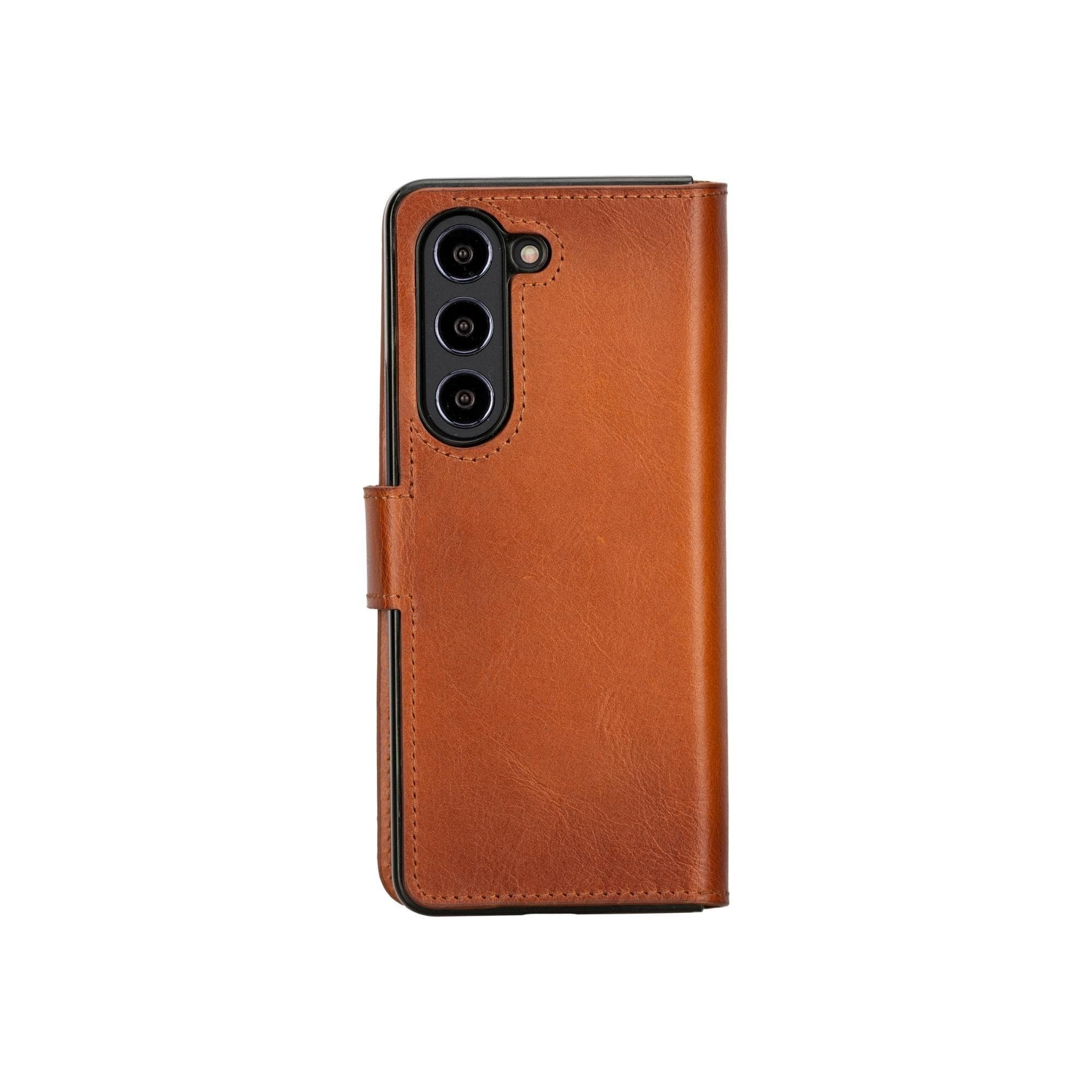 Wallet ID Samsung Galaxy Z Fold 5 Genuine Leather Folio Case