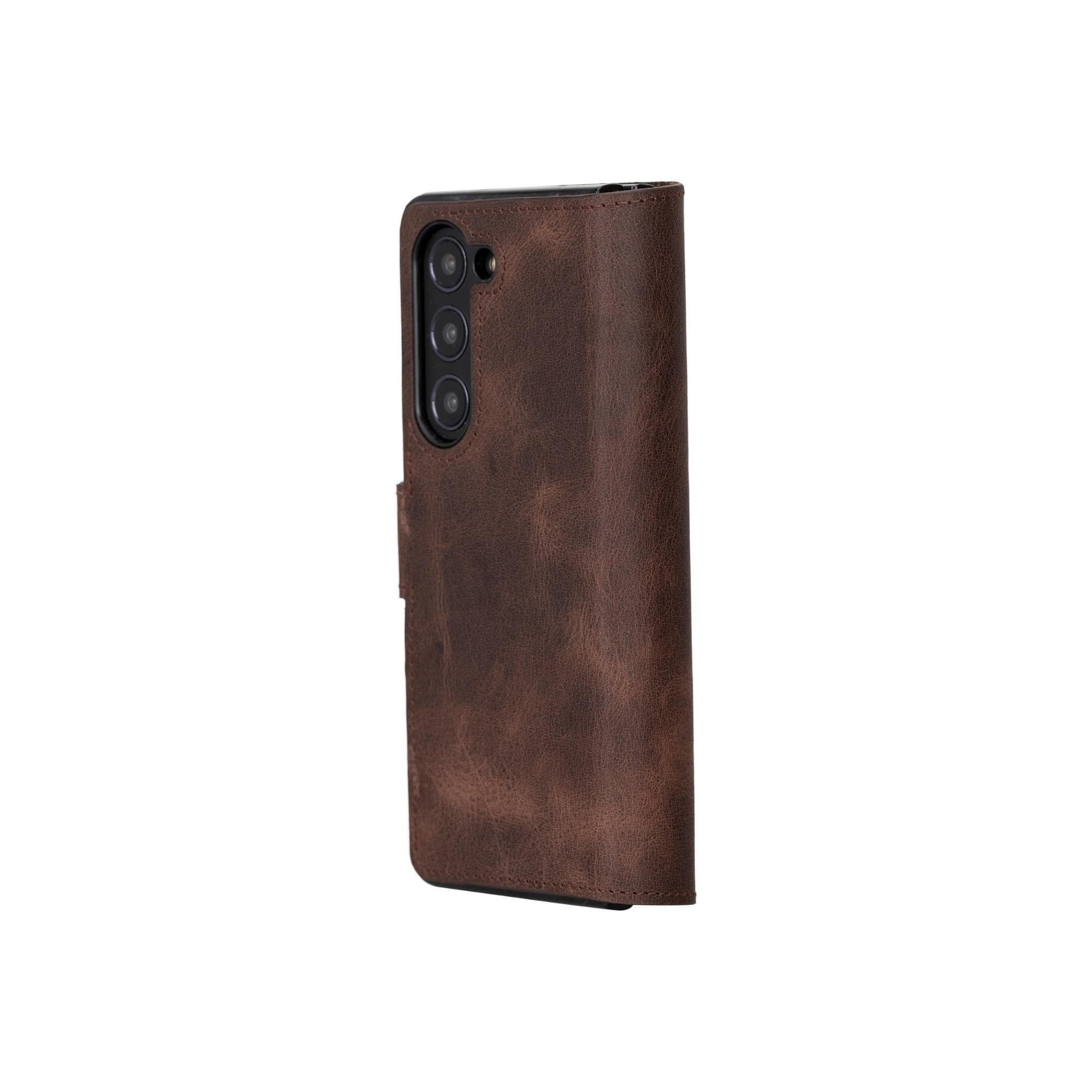 Wallet ID Samsung Galaxy Z Fold 5 Genuine Leather Folio Case