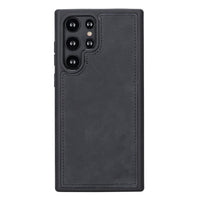 Liluri Magnetic Detachable Leather Wallet Case for Samsung Galaxy S24 Ultra (6.8") - BLACK