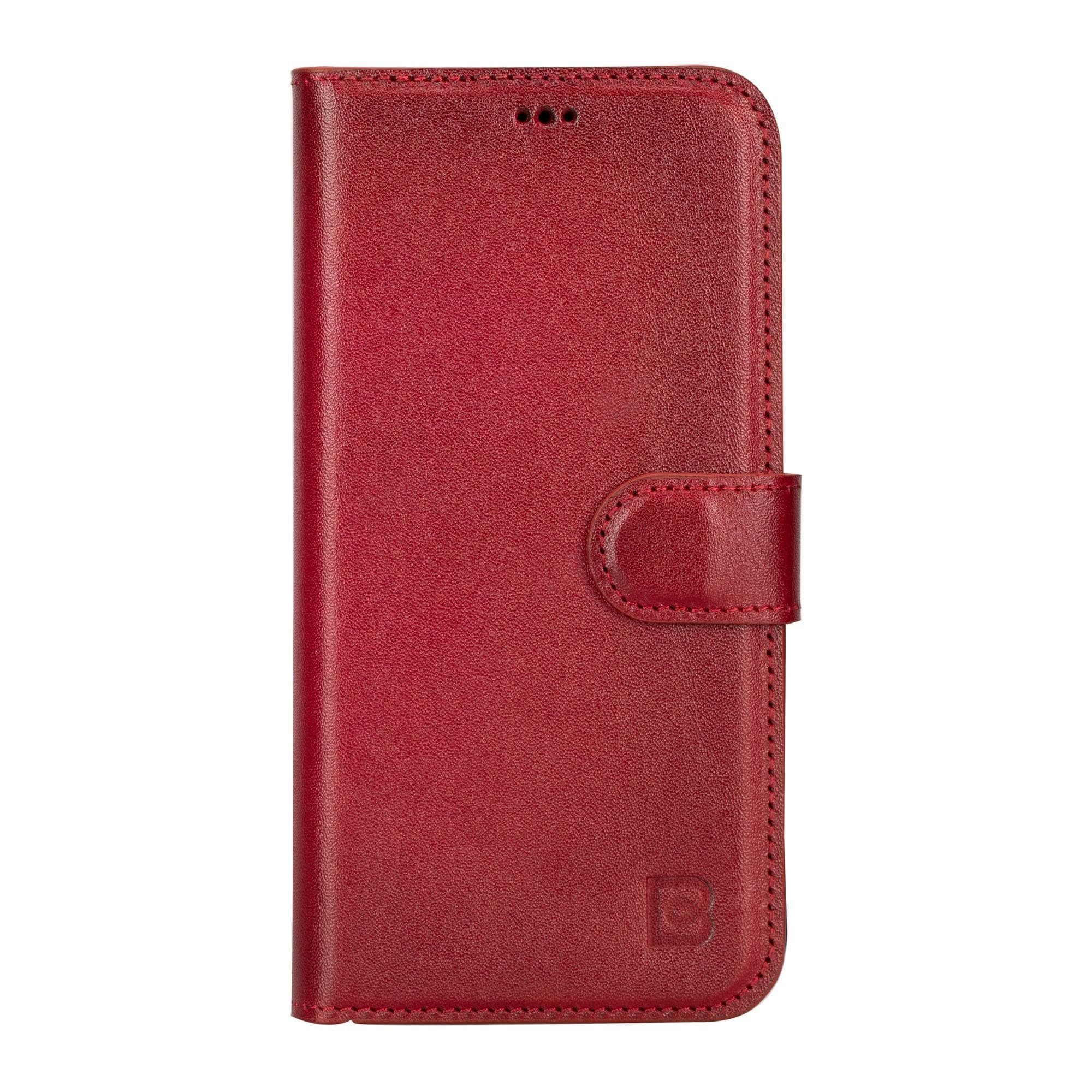 Magic iPhone 15 Pro Detachable Genuine Leather Wallet Case