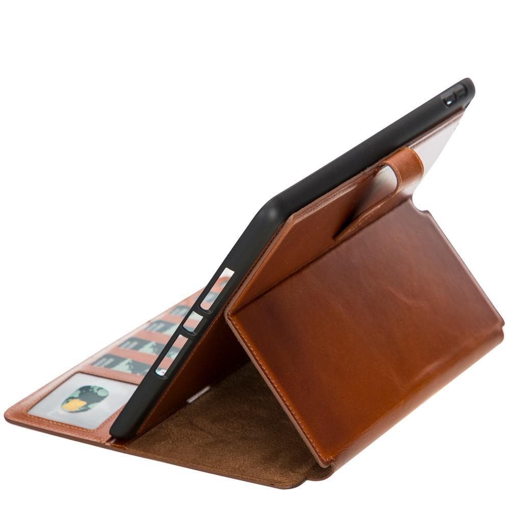 Eto iPad 10.2" Genuine Leather Wallet Case