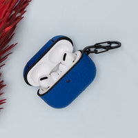 Juni Leather Capsule Case for AirPods Pro - BLUE - saracleather